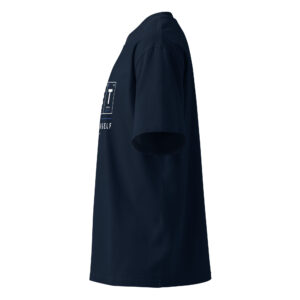 unisex organic oversized high neck t shirt