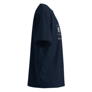 unisex organic oversized high neck t shirt